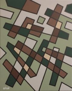 Voir le détail de cette oeuvre: Géométrie variable (œuvre No. 4 sur 5)